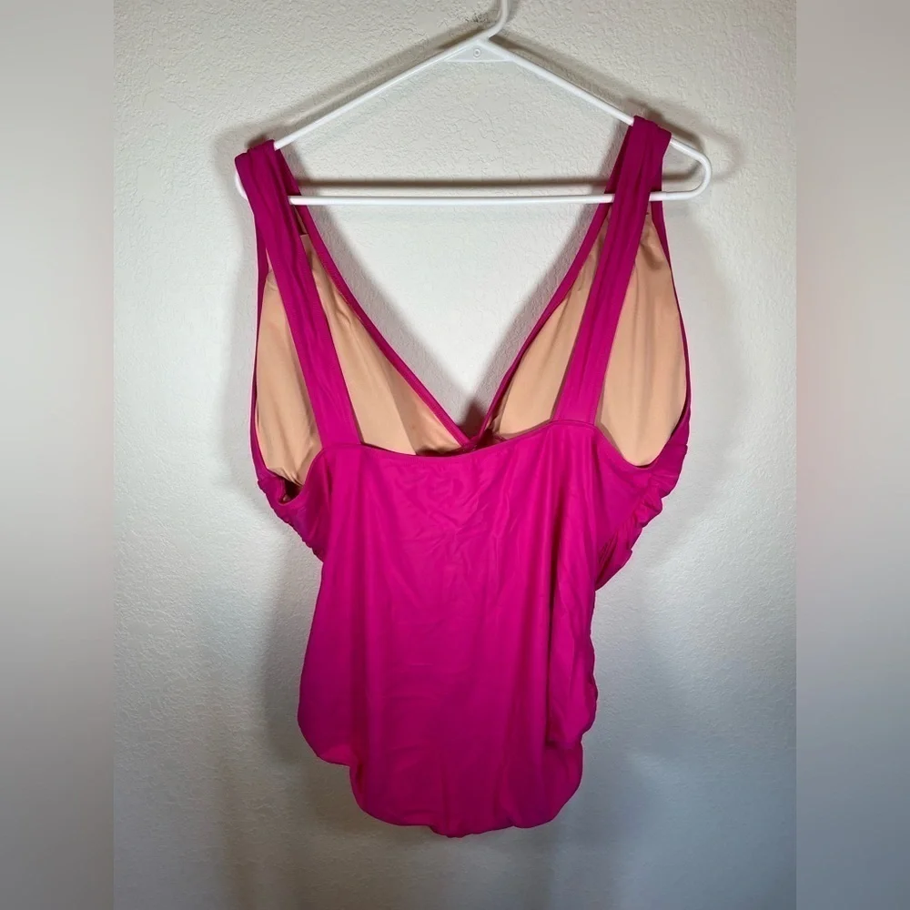 J.Crew Vibrant Pink One-Piece Swimsuit 24
